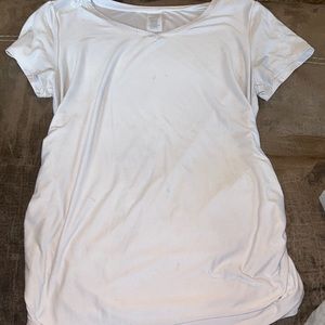 Plain white maternity t shirt size small